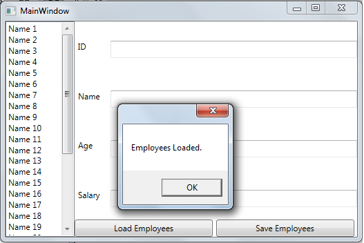Employees-Loaded-Message-Box