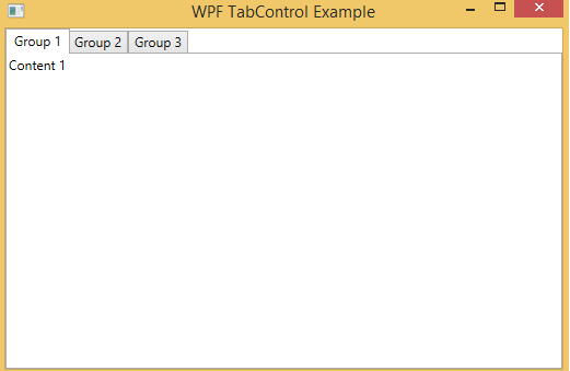 wpf tabcontrol
